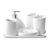 MAKEJ 6-Piece Bathroom Toiletries Set Ceramic Toiletries for Household Bathroom Toiletries view 1