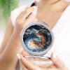 3D Dragon Compact Mirror Round Travel Makeup Mirror Portable Pocket Mirror for Purses and Travel view 4