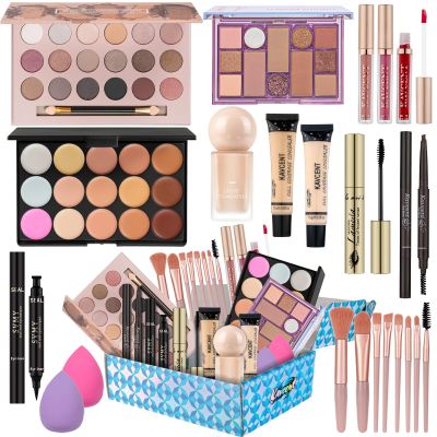 Makeup Kit for Women Full Kit Makeup Set for Teens Teenager Makeup Gift Set for Teen Girls Women Eyeshadow Foundation Makeup Kit for Teens Christmas