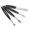 360 Rotating Cortauas Long Handle Fingernail Clipper + 4PCS Manicure Tool Set view 2