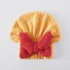2PCS Super Absorbent Hair Towel Wrap For Wet Hair,2024 New Korean Bow Shower Cap,Microfiber Fast Drying Wet Hair Towel Wrap,Quick-Drying Thickened Wet Hair Towel Wrap For Women (Yellow,Adult+Children) view 1