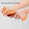 2PCS Super Absorbent Hair Towel Wrap For Wet Hair,2024 New Korean Bow Shower Cap,Microfiber Fast Drying Wet Hair Towel Wrap,Quick-Drying Thickened Wet Hair Towel Wrap For Women (Pink,Adult+Children) view 3