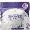 Yareli Shower Steamers Aromatherapy, 12 Pack, Christmas Stocking Stuffers for Women and Men - Sinus Relief and Self Care Birthday and Relaxation Spa Gift - Lavender view 1