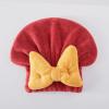 2PCS Super Absorbent Hair Towel Wrap For Wet Hair,2024 New Korean Bow Shower Cap,Microfiber Fast Drying Wet Hair Towel Wrap,Quick-Drying Thickened Wet Hair Towel Wrap For Women (Red,Adult) view 1