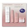 EXUVIANCE AGE REVERSE+ Anti Aging Skin Care Set - Mini Starter Kit Includes: Exfoliating Face Wash, Anti-Wrinkle Serum, Brightening Eye Contour, Firming Face Cream, for Wrinkles and Fine Lines - 4 ct view 1