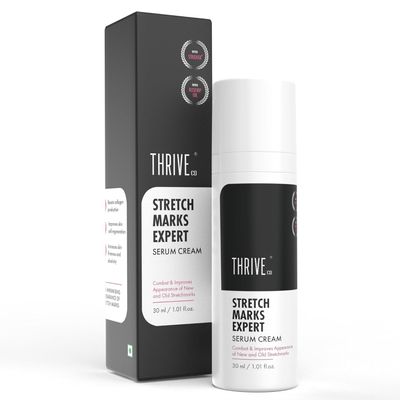 Stretch Marks Expert Serum Cream | For New & Old Stretch Marks Removal & Skin Hydration | Rosehip Oil & Squalane | For Men & Women | 30ml