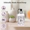 Brev Soap Co. Monogrammed Luxury Liquid Hand Soap | Choose from Letters A to Z | Citrus Bloom Scent | Personalized Liquid Hand Wash for Bathroom & Kitchen |12 oz - Letter W (Pack of 1) view 3