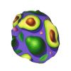 Avocado Pattern Printed Waterproof Shower Cap for Women,Reusable Double layer Shower Caps with PEVA Lining view 2