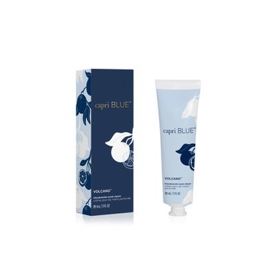 Capri Blue Moisturizing Hand Cream Travel Size  Flora Edit Collection  Nourishing Hand Cream for Dry Cracked Hands with Jojoba Oil & Shea Butter  Purse Essentials for Skin Care (Volcano, 3 oz)