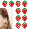 10 PCS Strawberry Hair Clips - Fruit Hair Accessories, Hair Clips for Women view 1