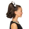 Cheerleader Curly Hairpiece Champ 14" for Girls (Auburn) view 1