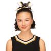 Cheerleader Curly Hairpiece Champ 14" for Girls (Auburn) view 4