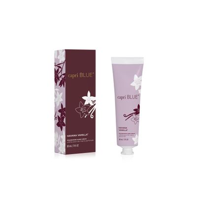 Capri Blue Moisturizing Hand Cream Travel Size  Flora Edit Collection  Nourishing Hand Cream for Dry Cracked Hands with Jojoba Oil & Shea Butter  Purse Essentials  Skin Care (Havana Vanilla, 3 oz)
