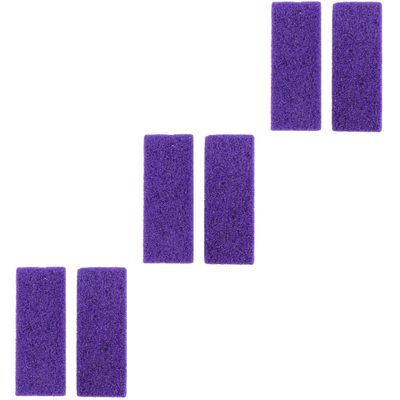 Angoily 3sets Foot Exfoliator Pedicure Tool Foot Pumice Stone Remover Scrubber 2pcs*3