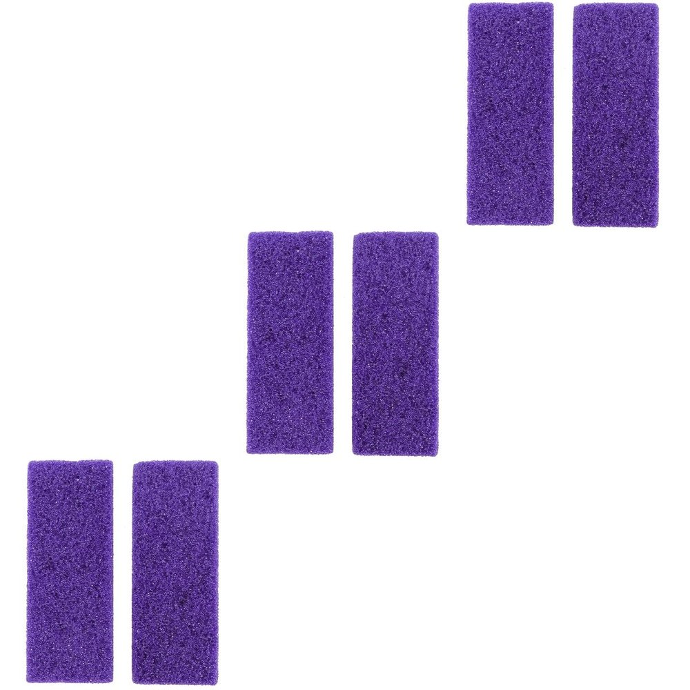 Angoily 3sets Foot Exfoliator Pedicure Tool Foot Pumice Stone Remover Scrubber 2pcs*3