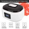 Paraffin Wax Heater, Candle Wax Melting Pot with Handle and Heat Insulation Board, Rapid Heating and 2 Gear Temperature Adjustable, 2000ml Large Capacity and Easy to Use, for Skin Treatment view 3