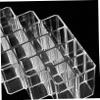 BRIGHTFUFU Desktop Lipstick Organizer Lipstick Holder Sections Acrylic Makeup Display Holder view 4