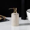 MAKEJ Ceramic Toiletry Set Bathroom Supplies Toothbrushing Cup/Lotion Bottle/soap Dish Home Bathroom Accessories(3pcs) view 2