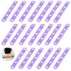ArrErr 20 Pack Hair Perm Rods Rubber Band Replacement Adjustable Elastic Straps Bands for Hair Roller Cold Wave Rod Heatless Perming Rod Hair Curlers Perming Rods Set Hairdressing Styling Tool Parts view 1