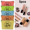 5 Pcs Girls Trip Gifts Favors, Girls Weekend Gifts Makeup Bag, Bestie Gifts Weekend Bag Travel Gifts Vacation Cosmetic Bag, Friendship Gifts for Women Bestie, Graduation Wedding Gifts Toiletry Bag view 4