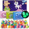 Bath Bombs for Kids with Toy Inside, 36 Pcs Bath Bombs with Glow in The Dark Dinosaur, Animal and Ocean Surprise Inside, Handmade Organic Bubble Bath Ball Gift Set for Birthday, Easter, Christmas view 1