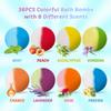 Bath Bombs for Kids with Toy Inside, 36 Pcs Bath Bombs with Glow in The Dark Dinosaur, Animal and Ocean Surprise Inside, Handmade Organic Bubble Bath Ball Gift Set for Birthday, Easter, Christmas view 3