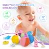 Bath Bombs for Kids with Toy Inside, 36 Pcs Bath Bombs with Glow in The Dark Dinosaur, Animal and Ocean Surprise Inside, Handmade Organic Bubble Bath Ball Gift Set for Birthday, Easter, Christmas view 4