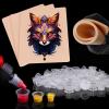 15pcs 3MM Fake Skin Tattoo with 1000pcs Ink Caps Mixed Sized view 1