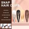 YGDZ Bobby Pins Set, Hair Pins, Hair Clips Kit, 2Inch Bobby Pins Brown Hair, Black, Blonde Hair, U Shaped Hair Pins for Buns, French Pins, Snap Hair Clips, Hair Barrettes, Hair Accessories for Women view 4
