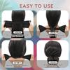 3pcs Deft Bun Twister - Flexible Donut Hair Bun Maker, Lazy French Curler Accessories for Women Girls With Long Thin Hair view 3