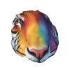 Colorful stripes Printed Waterproof Shower Cap for Women,Reusable Double layer Shower Caps with PEVA Lining view 2