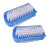 2PCS Double Scrubbing Soft Art Brush Remove Dirt Fingernail Pedicure Brush Scrubbing Brush for Dishes view 3