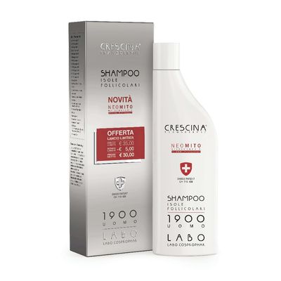Crescina Transdermic NEO MITO Follicular Islands Shampoo Hair Re-Growth 1900 Man 150ml