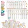 20pcs Tube Glitter Crystal Lip Brush Disposable Lip Brushes Lip Gloss Applicators Kits For Makeup Brush (Mixed 5 color) view 1