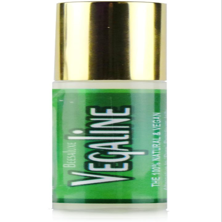 Beesaluxe Vegaline - 100% Natural, Vegan & Hypoallergenic Alternative to Petroleum Jelly - Unpetroleum - Lips, Hands, Baby, Makeup Remover and More (0.33 Ounce Wand)