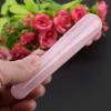 1pc Massage Wand Stone, Crystal Massage Stone, Face Massage Tool for Face Caring Pink White 100mm view 2
