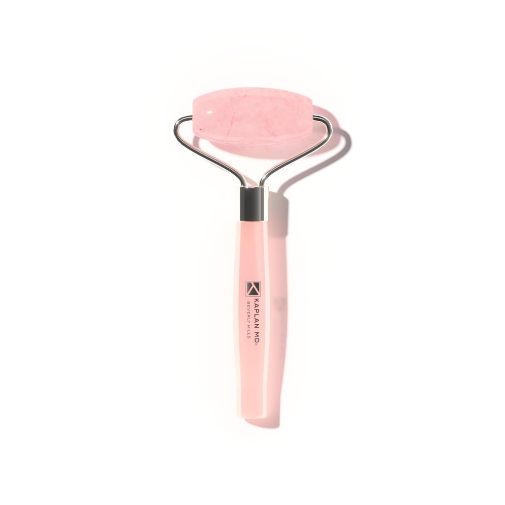 KAPLAN MD Diamond Contour Rose Quartz Roller Beauty Tool