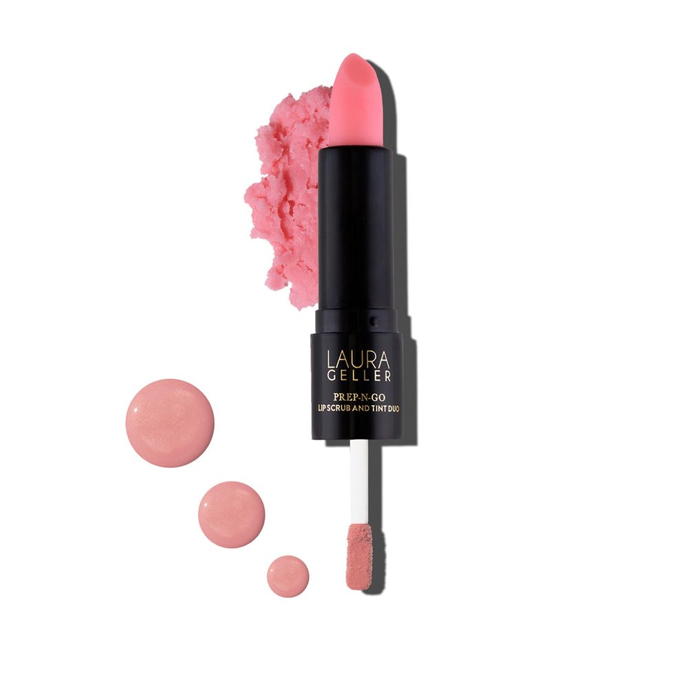 LAURA GELLER NEW YORK Prep-n-Go Lip Scrub and Gloss Tint Duo, Victory Lap
