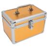 Beaupretty Small Makeup Organizer Box Cosmetic Holder Tool Box Metal Tool Case for Home Office view 1