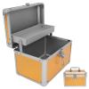 Beaupretty Small Makeup Organizer Box Cosmetic Holder Tool Box Metal Tool Case for Home Office view 2