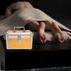 Beaupretty Small Makeup Organizer Box Cosmetic Holder Tool Box Metal Tool Case for Home Office view 4