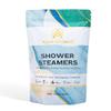 Aqua Aromas Shower Steamers - Aromatherapy Variety Shower Bombs, 15 Count - Eucalyptus, Chamomile, and Mint Essential Oils for Relaxation & Invigoration - Spa-Like Experience, White view 1