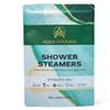 Aqua Aromas Shower Mint Steamers - Aromatherapy Shower Bombs, 15 Count - Mint Essential Oils for Relaxation & Invigoration - Spa-Like Experience, for Stress Relief & Wellness, White view 1