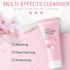 MrCuvaryas Sakura Skincare Set For Teen Girls & Women, 32PCS Face Care Kit With Cherry Blossom Essence, Serum, Cleanser, Lip Mask, Mud Mask & More view 3