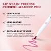 Lip Stain Liner Pen-Hydrating Lip Tint Stain Lip Makeup Tattoo Pencil,Matte Color Look,Longlasting Waterproof Lipstain Lipgloss,Precise Chisel Tip Smooth,Christmas Makeup Gift for Women-01+03+06 view 3