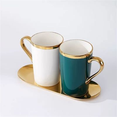 MAKEJ Cup Ceramic Tooth Cylinder Tray Mouthwash Cup Set Couple Tooth Brushing Cup Household Wash Cup
