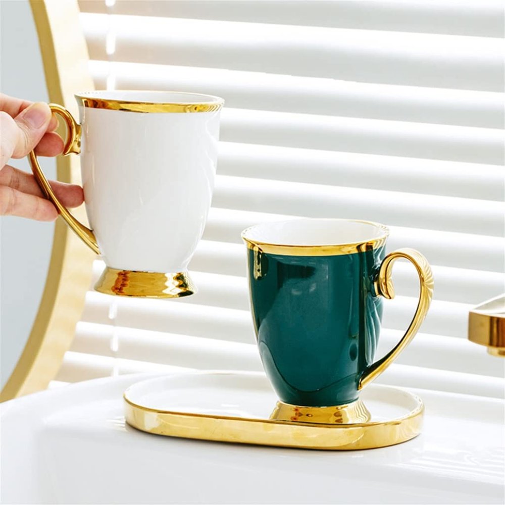 MAKEJ Mouthwash Cup Wash Cup Set Couple Brushing Cup Dental Cup Household Ceramic Toothbrush Tooth Cup