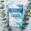 Aqua Aromas Shower Eucalyptus Steamers - Aromatherapy Shower Bombs, 15 Count - Eucalyptus Essential Oils for Relaxation & Invigoration- Spa-Like Experience, for Stress Relief & Wellness, White view 3
