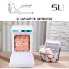 Hot Towel Warmer Cabinet, Professional 5L Hot Towel Warmer Cabinet with 2 Switches, 360 Around Elect Heating and Temperature Up to 175, Can Hold 6-8 Towels for Barber, Salon, Beauty view 2