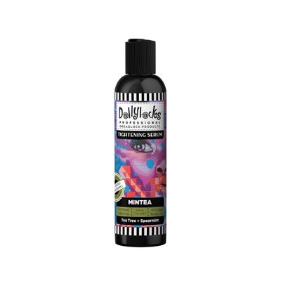 Dollylocks Texture Serum | No Flake Frizz-free Styling | Plant-Based Residue-Free Vegan | Locs, Curls, Braids, Dreadlocks | Tea Tree Spearmint | 4oz